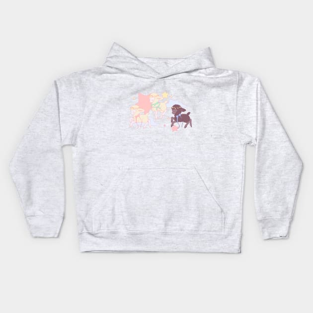 Baa, Baa, Black Sheep Kids Hoodie by Blankit